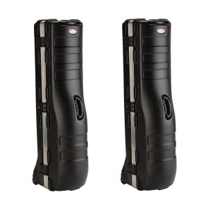 SKB Cases ATA Standard Hard Plastic Wheeled Golf Bag Travel Case (2 Pack)