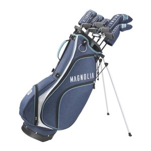 NEW Wilson Women's Golf Magnolia Carry Complete Set with Driver, Navy, Right Hand
